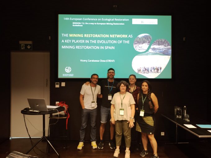 Algunos de los miembros de la Red RMC, durante su participación en la conferencia SERE2024.